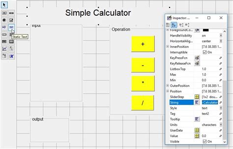 Image result for GUI MATLAB Text