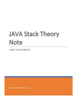 Afbeeldingsresultaten voor How to Create a Stack Code in Java