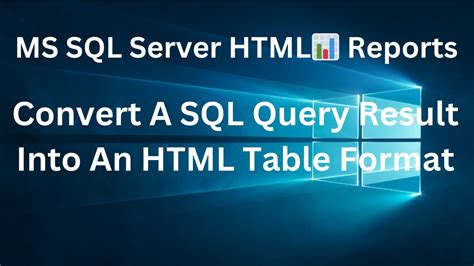 Image result for How to Use SQL Table in HTML Code