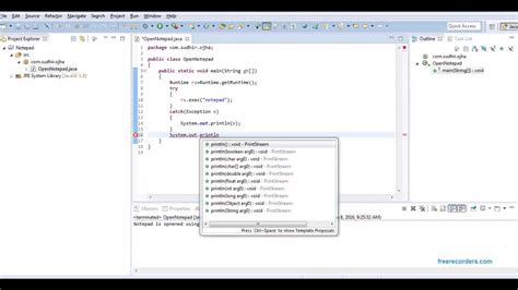 Notepad Java Program に対する画像結果