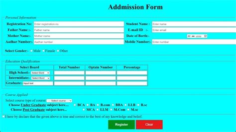 Afbeeldingsresultaten voor JavaScript Project Addmission Form Tutorial in Hindi Latest