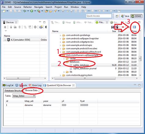 Image result for Update Using SQLite Java Eclipse