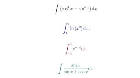 Integral Calculus Problems に対する画像結果