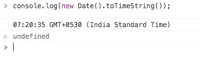 Toradh íomhá ar JavaScript Get Current Date