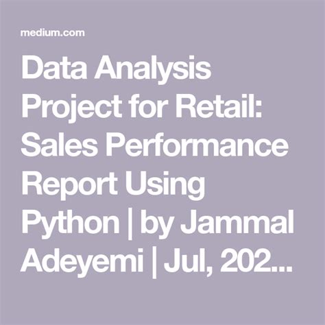 Image result for Data Analysis Project Report Using Python