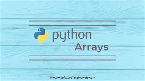 Image result for Array Type Python