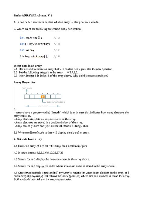 Image result for Array Coding Questions
