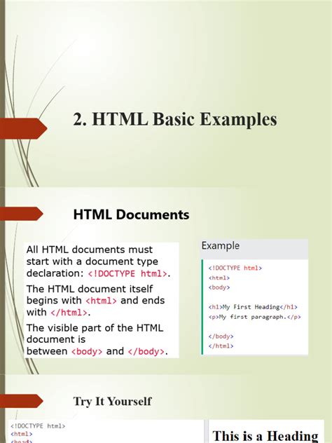 Image result for HTML Coding Examples