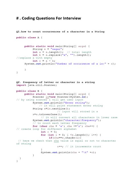Image result for Codes Interview Questions