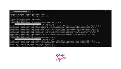 Toradh íomhá ar How to Install Matplotlib in Python Using PIP