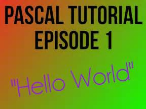 Image result for Pascal Tutorial YouTube