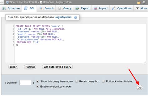 Afbeeldingsresultaten voor How to Create User Table Using Java Language in MySQL DB