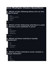 Java Multiple Choice Problems に対する画像結果