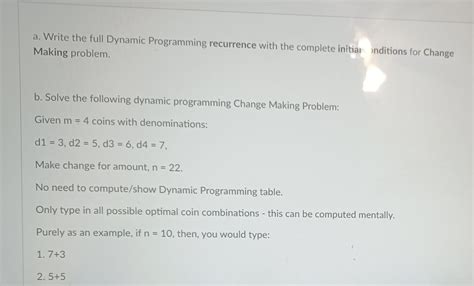Image result for Implementation of Making Change Problem Using Dynamic Programming