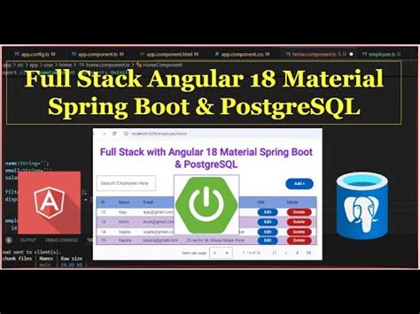 Image result for Full-Stack Angular Spring Boot B2tech