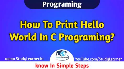 Image result for C Programming Language HelloWorld
