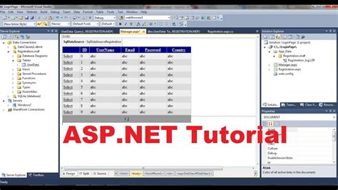 Image result for ASP Database Tutorial