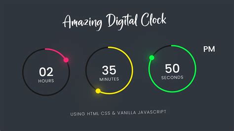 Image result for Digital Clock JavaScript