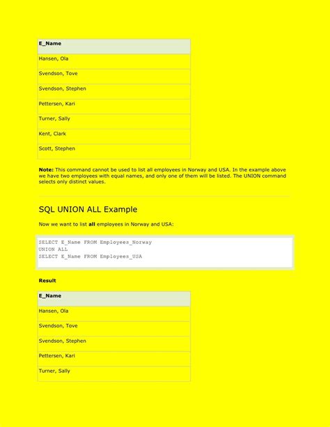 SQL Tutorial for Beginners W3Schools に対する画像結果