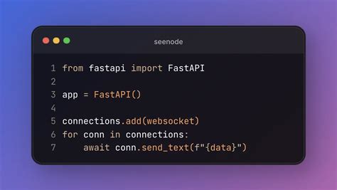 Image result for WebSockets Fastapi Python