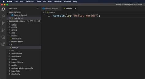 +JavaScript HelloWorld Program に対する画像結果