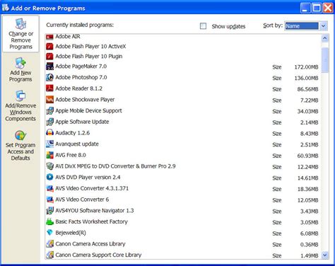 Add Add/Remove Programs Remove Programs に対する画像結果