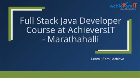 Toradh íomhá ar Full-Stack Java Developer Course