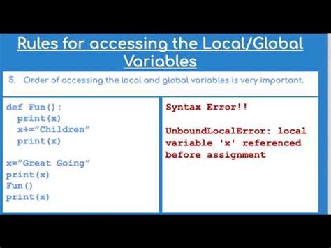 Image result for Local Variables vs Global Python
