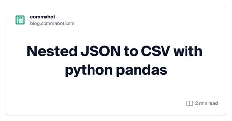 Image result for Handling Nested JSON Using Python