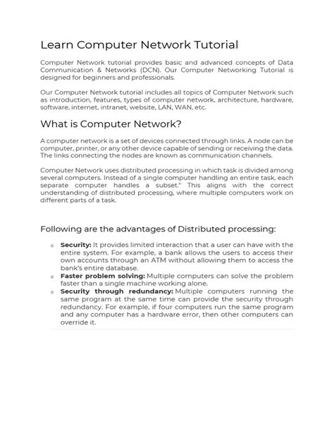 Image result for Computer Network Tutorial