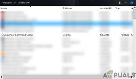 Toradh íomhá ar Alienware Command Center FX Not Working