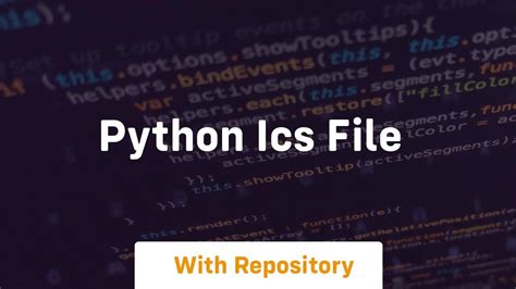 Python Generating ICS File に対する画像結果