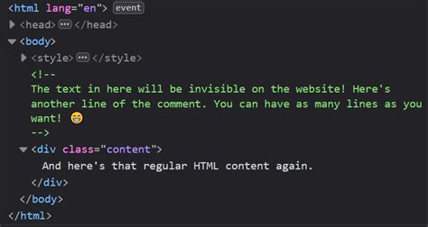 Image result for Example of Coding Using the Comment Tag
