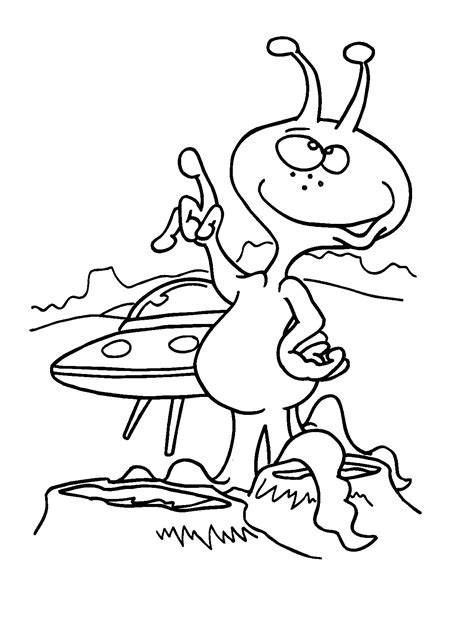 Image result for Alien Coloring Pages