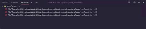 Vscode JavaScript Problem に対する画像結果