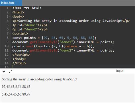 Image result for Sort Array JavaScript