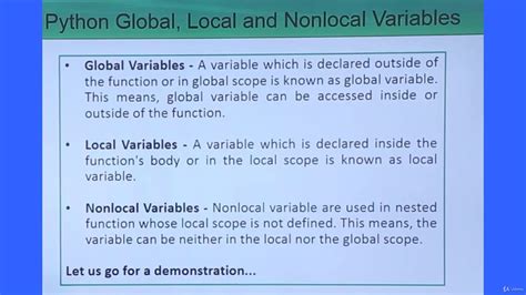 Local Variables vs Global Python に対する画像結果