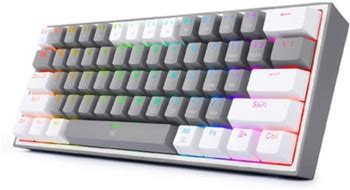 60%ゲーミングキーボード 有線キーボード REDRAGON(レッドラゴン) K617-RGBGWTI 1個