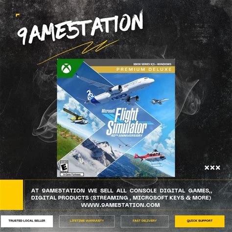 Microsoft Flight Simulator 40th Anniversary Edition [PC/Xbox Series X/S/Windows 10 /11 Microsoft Original Game]