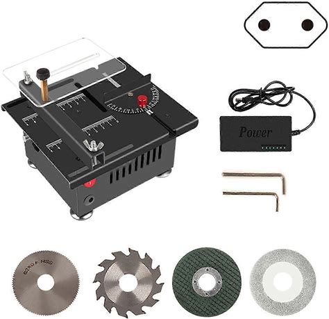 2026 Mini Multi-Functional Table Saw 0-90 Angle Cut Portable DIY Saw Woodworking Electric Saw Set For Home Set B EU Plug