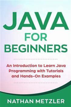 Java For Beginners: An Introduction To Learn Java Programming With Tutorials And Handson Examples By Metzler, Nathan By Thriftbooks, Paperback