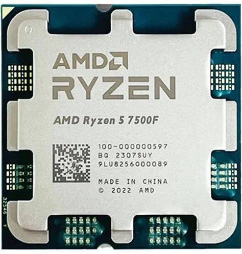 Wholesale For AMD RYZEN 5 R5 7400F 7500F 7600 7600X 3.7Ghz 6-Core 12-Thread CPU Processor 5NM l2=10m 100-000000597 Socket AM5