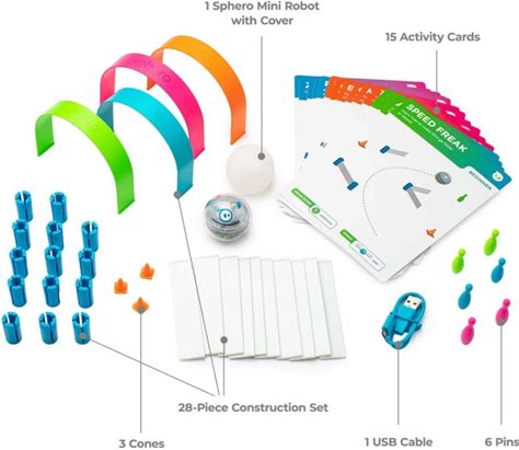 Mini Activity Kit App-Enabled Coding Robot 55 Piece Construction Set & Ac. Sphero. Mini Activity Kit. Electronic Games. 0817961024361.