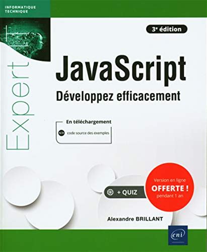 Javascript - Développez Efficacement (3E Édition) Alexandre BRILLANT [Used - As New] [Softcover]