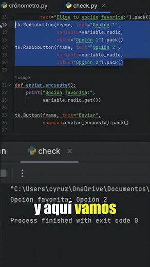 Radio Buttons in Tkinter - Select your Favorite Option 🔘
