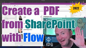 Create a PDF from SharePoint Data using Power Apps and Power Automate flow for free