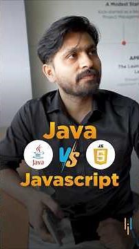 🔥Java vs JavaScript #shorts #simplilearn