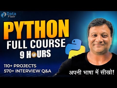Python Full Course | Free Python Tutorial for Beginners in Hindi