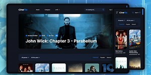 How to create Responsive Movie Website with HTML CSS JavaScript