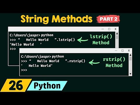 String Methods in Python (Part 2)